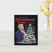 Het maken van kerstbomen 10 voet groter kaart (Gele Bloem)