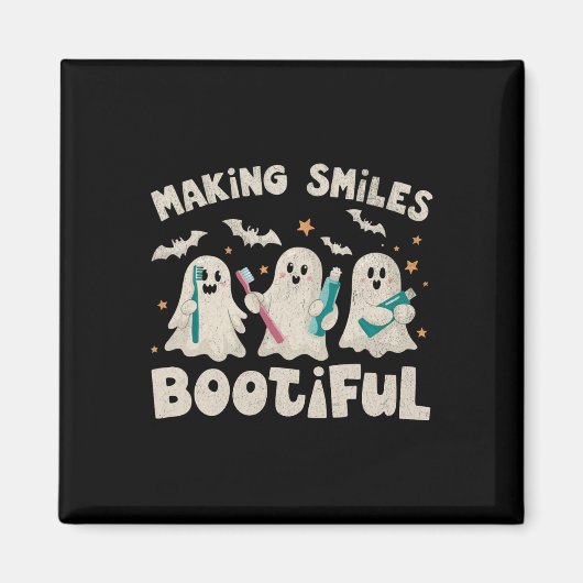 Het maken van Lachen Bootiful Halloween Funny Ghos Magneet (Voorkant)