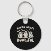 Het maken van Lachen Bootiful Halloween Funny Ghos Sleutelhanger (Voorkant)