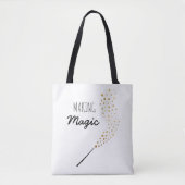 Het maken van Magic Shopper Bag Tote Bag (Voorkant)