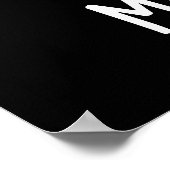 Het maken van Melon-dy Funny Melon Pun Dark BG Poster (Hoek)