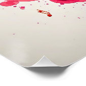 Het maken van Muziek, kleurrijk ontwerp, AI-geprod Perfect Poster (Hoek)