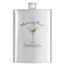 Het maken van Pour Beslissingen met Martini Glass