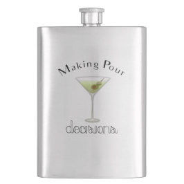 Het maken van Pour Beslissingen met Martini Glass Flacon