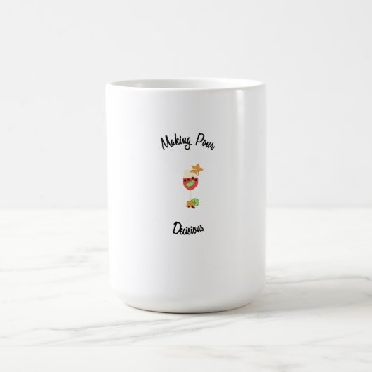 Het maken van Pour Beslissingen met Sangria Glas e Magische Mok (Midden)