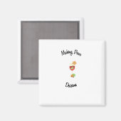 Het maken van Pour Beslissingen met Sangria Glas e Magneet (Voorkant / Achterkant)