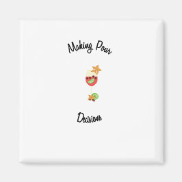 Het maken van Pour Beslissingen met Sangria Glas e Magneet