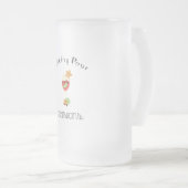 Het maken van pour beslissingen met Sangria wijngl Matglas Bierpul (Voorkant rechts)