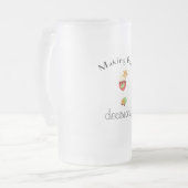 Het maken van pour beslissingen met Sangria wijngl Matglas Bierpul (Voorkant links)