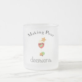 Het maken van pour beslissingen met Sangria wijngl Matglas Koffiemok