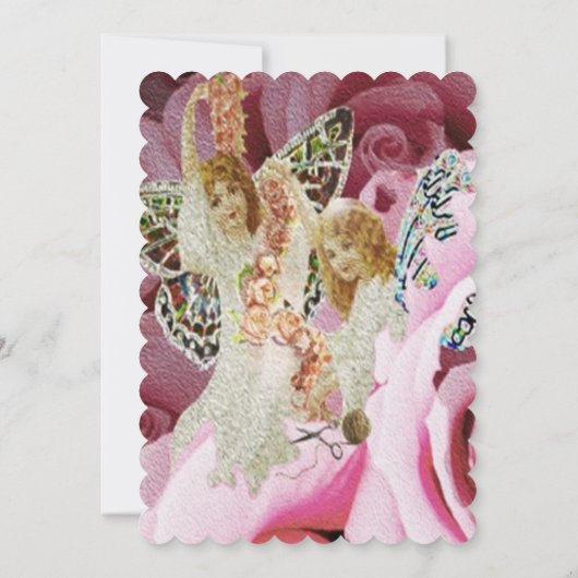 Het maken van Roos Kettingen Kaart (Achterkant)