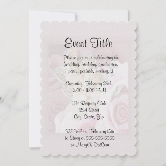 Het maken van Roos Kettingen Kaart (Voorkant)