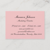 Het maken van Roos Kettingen Visitekaartje (Achterkant)