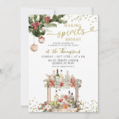 Het maken van Spirits Bright Christmas Holiday Par Kaart (Voorkant)