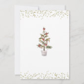 Het maken van Spirits Bright Christmas Holiday Par Kaart (Achterkant)