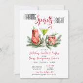 Het maken van Spirits Bright Company Cocktail Part Kaart (Voorkant)