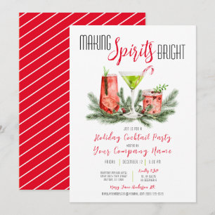 Het maken van Spirits Bright Company Cocktail Part Kaart