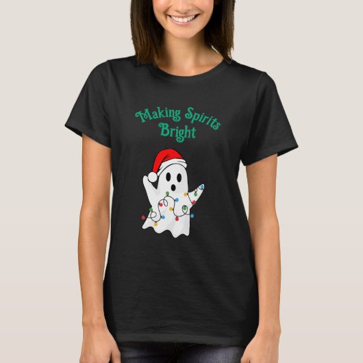 Het maken van Spirits Bright Ghost Tshirt (Voorkant)