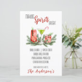 Het maken van Spirits Bright Holiday Cocktail Part (Staand voorkant)