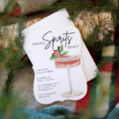 Het maken van Spirits Bright Minimal Christmas Par Kaart