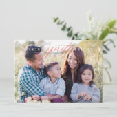 Het maken van Spirits Bright Photo Christmas Kaart (Staand voorkant)