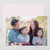 Het maken van Spirits Bright Photo Christmas Kaart (Voorkant / Achterkant)