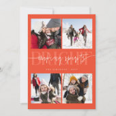 Het maken van Spirits Bright Red Christmas Multi F Feestdagenkaart (Voorkant)