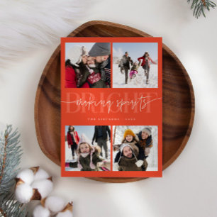 Het maken van Spirits Bright Red Christmas Multi F Feestdagenkaart