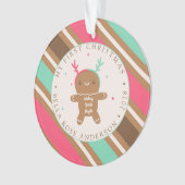 Het maken van Spirits Bright Reindeer Gingerbread  Ornament (voorkant)