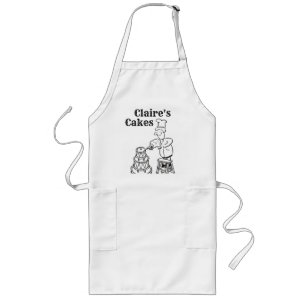 Het maken van taarten & cake bakken lang schort
