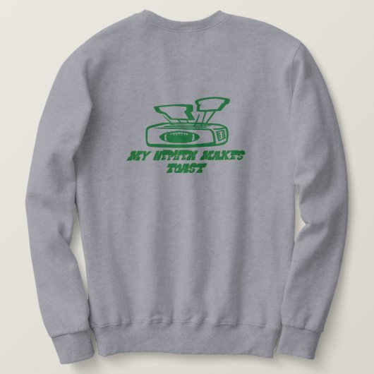 Het maken van Toast Mannen Sweatshirt Uncle (Design achterkant)