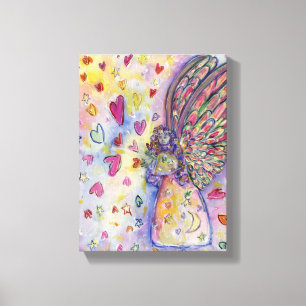 Het maken van Universe Angel Wrapped Canvas schild