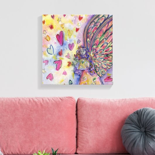 Het maken van Universe Angel Wrapped Canvas schild (Insitu (Woonkamer))