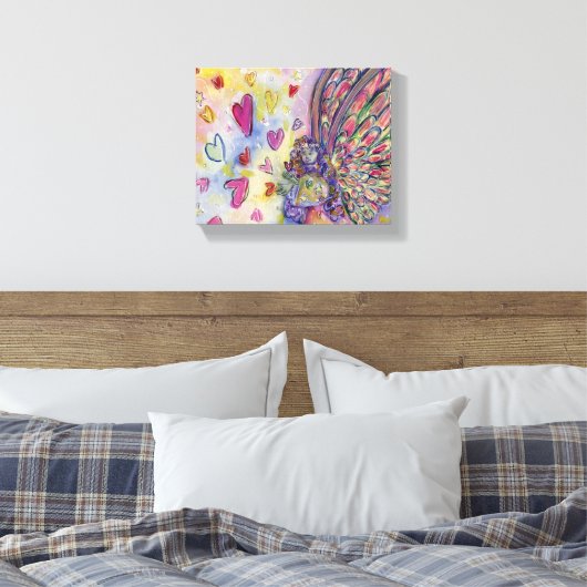 Het maken van Universe Angel Wrapped Canvas schild (Insitu (Slaapkamer))