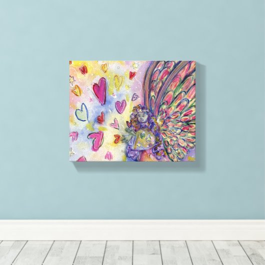 Het maken van Universe Angel Wrapped Canvas schild (Insitu (Houten vloer))