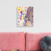 Het maken van Universe Angel Wrapped Canvas schild Afdruk (Insitu (Woonkamer))