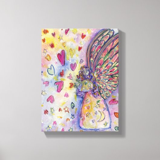 Het maken van Universe Angel Wrapped Canvas schild Afdruk (Voorkant)