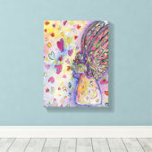 Het maken van Universe Angel Wrapped Canvas schild Afdruk (Insitu (Houten vloer))