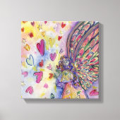 Het maken van Universe Angel Wrapped Canvas schild Afdruk (Voorkant)