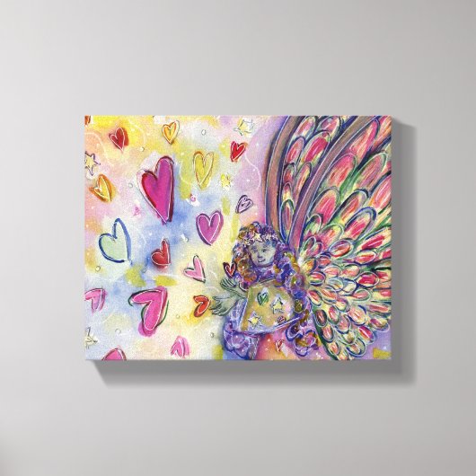 Het maken van Universe Angel Wrapped Canvas schild Afdruk (Voorkant)