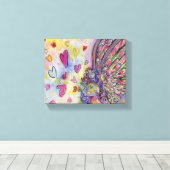 Het maken van Universe Angel Wrapped Canvas schild Afdruk (Insitu (Houten vloer))