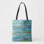 Het maken van Waves Canvas tas (Voorkant)
