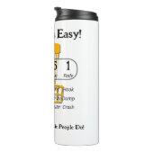 Het makkelijke spel thermosbeker (Geroteerd rechts)
