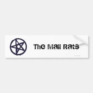 Het Mall Rats Stam Symbool Bumpersticker