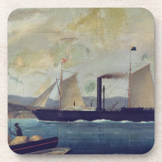 Het "Mallorcan"-schip waarop George Sand en Cho Drankjes Onderzetter (Voorkant)