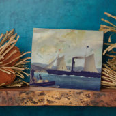 Het "Mallorcan"-schip waarop George Sand en Cho Fotoplaat (Zijkant)