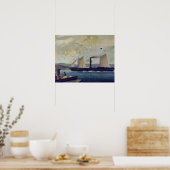 Het "Mallorcan"-schip waarop George Sand en Cho Poster (Keuken)