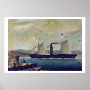 Het "Mallorcan"-schip waarop George Sand en Cho Poster