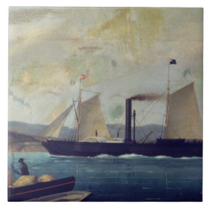 Het "Mallorcan"-schip waarop George Sand en Cho Tegeltje