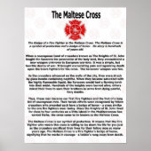 Het Maltese Kruis Poster (Voorkant)